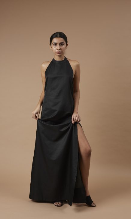 Coal-dust slip dress – Turn Black